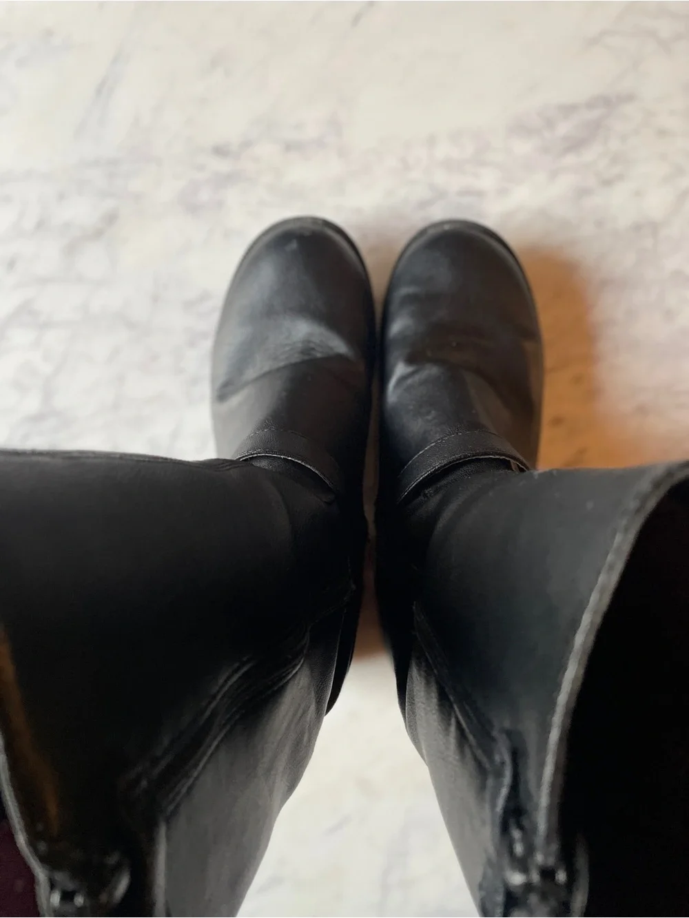 Target Black Kids' Mid-Calf Buckle Boots